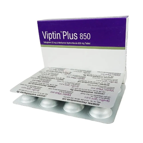 VIPTIN PLUS 50 MG + 850 MG